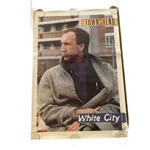 Vintage Rare Promo Poster Pete Townshend White City A Novel ATCO Records